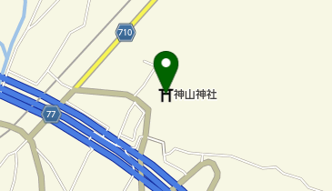 神山神社の地図画像