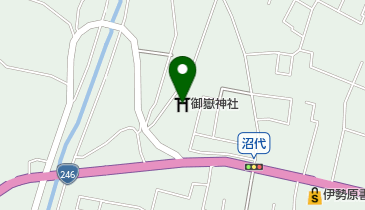 御嶽神社の地図画像