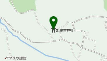 加羅古神社の地図画像