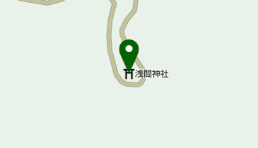 浅間神社の地図画像