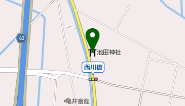 池田神社の地図画像