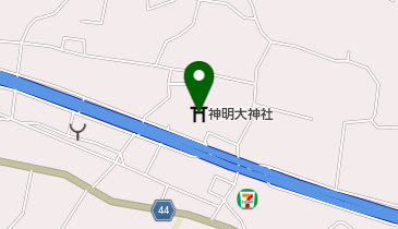 神明大神社の地図画像