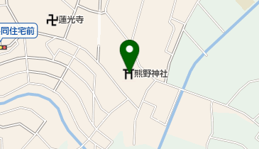 熊野神社の地図画像