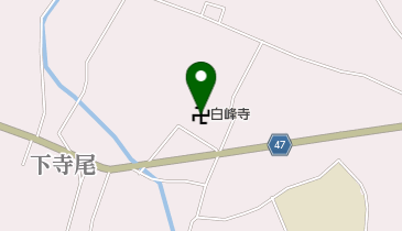 白峰寺の地図画像