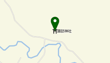 諏訪神社の地図画像