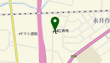 広斉寺の地図画像