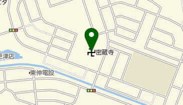密蔵寺の地図画像