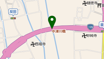 中津川橋の地図画像