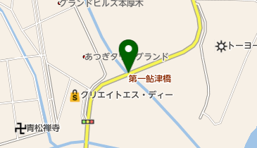 第一鮎津橋の地図画像