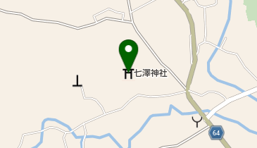 七澤神社の地図画像