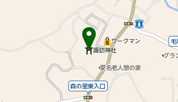 諏訪神社の地図画像