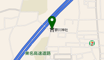 蓼川神社の地図画像