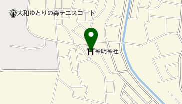 神明神社の地図画像