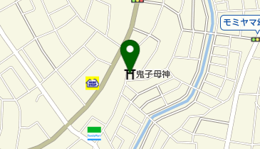 鬼子母神の地図画像