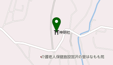 神明社の地図画像