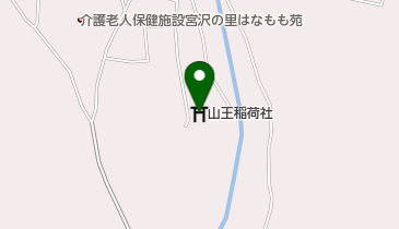 山王稲荷社の地図画像