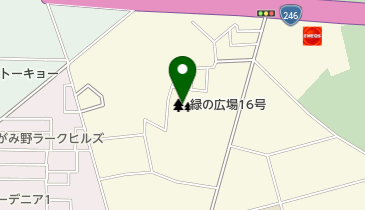 緑の広場16号の地図画像