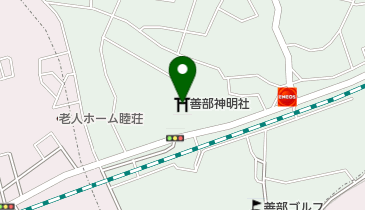 善部神明社の地図画像