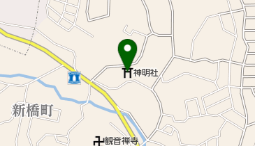神明社の地図画像