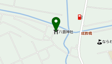 八雲神社の地図画像