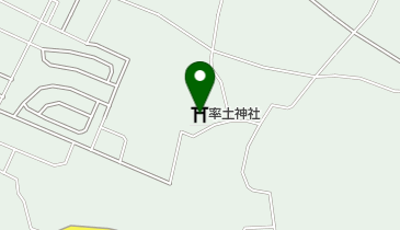 率土神社の地図画像