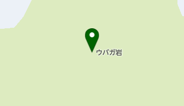 ウバガ岩の地図画像