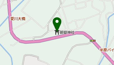 御嶽神社の地図画像