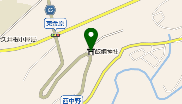 飯綱神社の地図画像