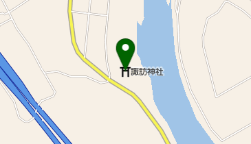 諏訪神社の地図画像