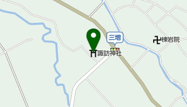 諏訪神社の地図画像