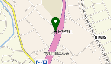 日枝神社の地図画像