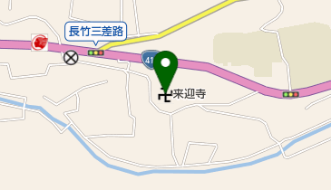 来迎寺の地図画像
