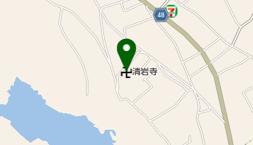清岩寺の地図画像