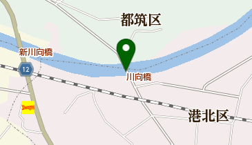 川向橋の地図画像
