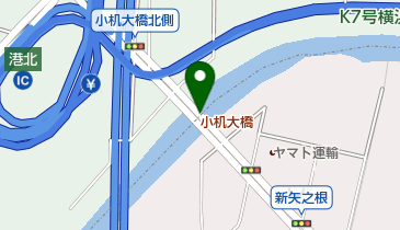 小机大橋の地図画像