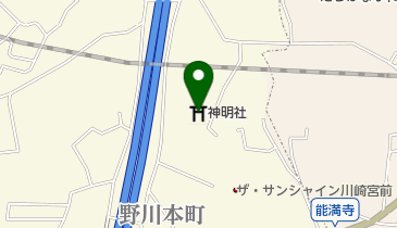 神明社の地図画像