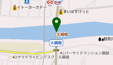 大綱橋の地図画像