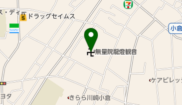 無量院龍燈観音の地図画像