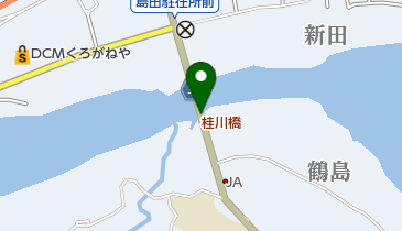 桂川橋の地図画像