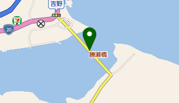 勝瀬橋の地図画像