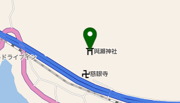 與瀬神社の地図画像