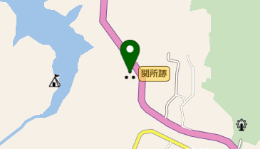 関所跡の地図画像