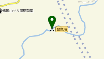 琵琶滝の地図画像