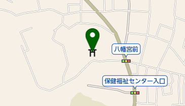 川尻八幡宮の地図画像