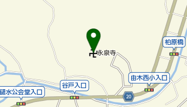 永泉寺の地図画像