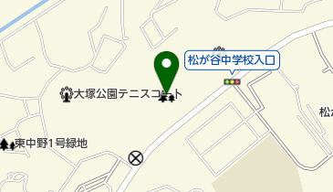 大塚公園の地図画像
