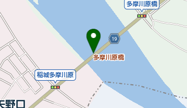 多摩川原橋の地図画像