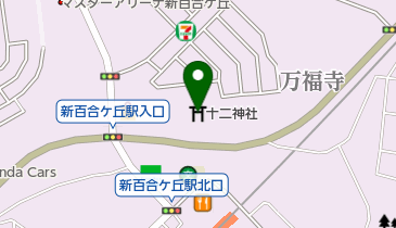 十二神社の地図画像