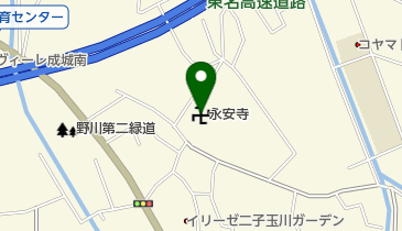 永安寺の地図画像