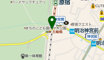 五輪橋の地図画像